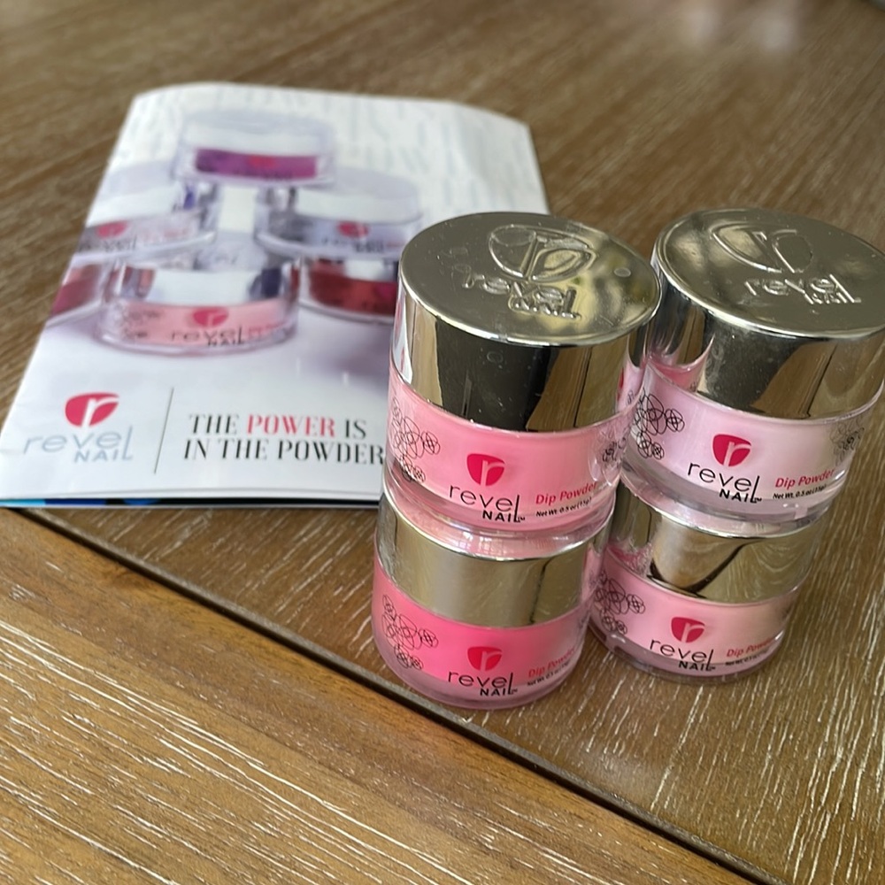 Revel Nail Dip Powder Pink Bundle